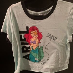 Disney Ariel Little Mermaid Crop Top